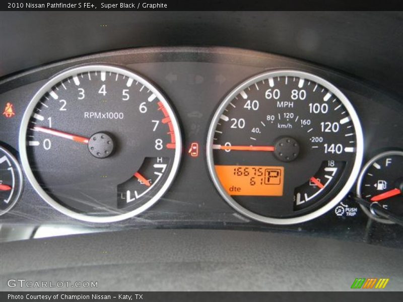 Super Black / Graphite 2010 Nissan Pathfinder S FE+