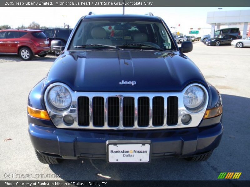 Midnight Blue Pearl / Dark Slate Gray/Light Slate Gray 2005 Jeep Liberty Limited