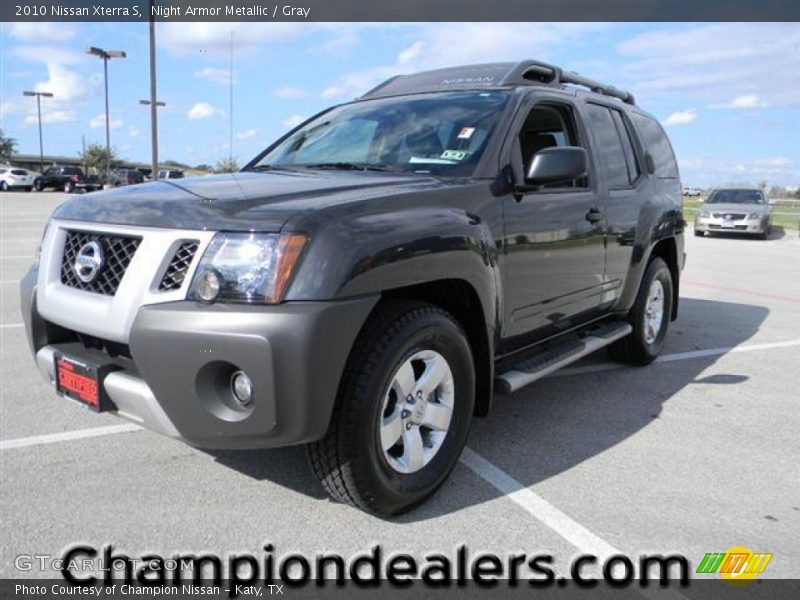 Night Armor Metallic / Gray 2010 Nissan Xterra S