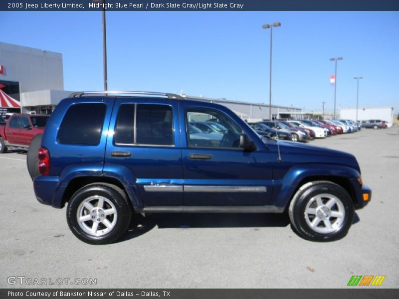 Midnight Blue Pearl / Dark Slate Gray/Light Slate Gray 2005 Jeep Liberty Limited