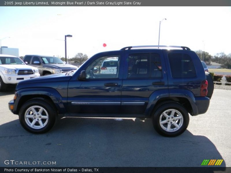 Midnight Blue Pearl / Dark Slate Gray/Light Slate Gray 2005 Jeep Liberty Limited