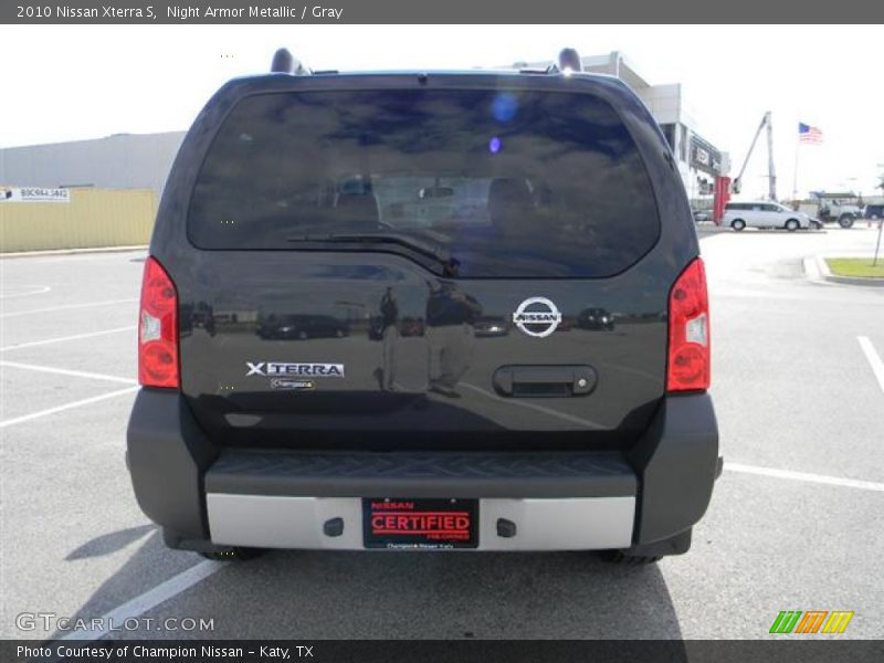 Night Armor Metallic / Gray 2010 Nissan Xterra S