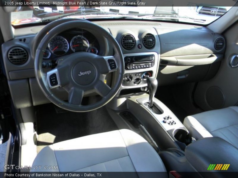 Midnight Blue Pearl / Dark Slate Gray/Light Slate Gray 2005 Jeep Liberty Limited