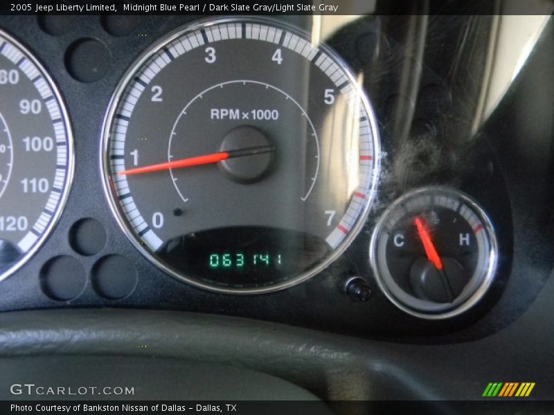 Midnight Blue Pearl / Dark Slate Gray/Light Slate Gray 2005 Jeep Liberty Limited