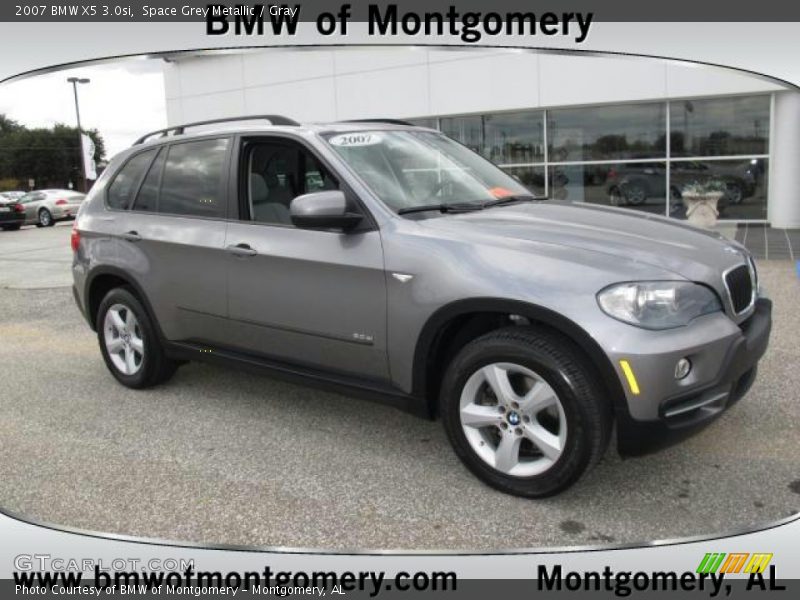Space Grey Metallic / Gray 2007 BMW X5 3.0si