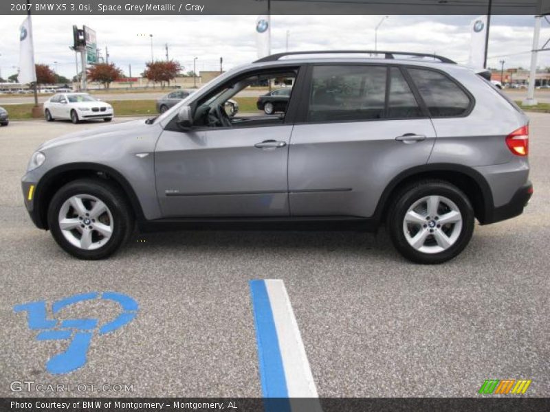 Space Grey Metallic / Gray 2007 BMW X5 3.0si