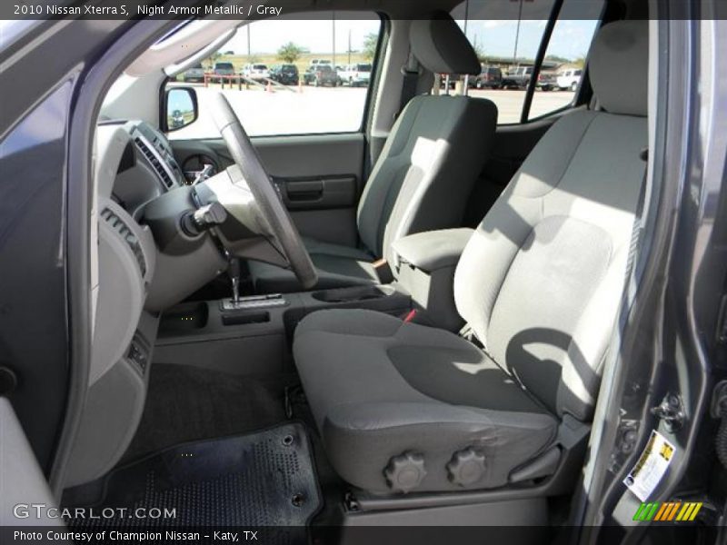 Night Armor Metallic / Gray 2010 Nissan Xterra S