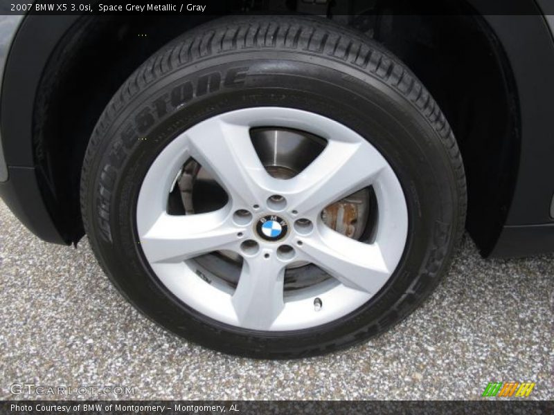 Space Grey Metallic / Gray 2007 BMW X5 3.0si