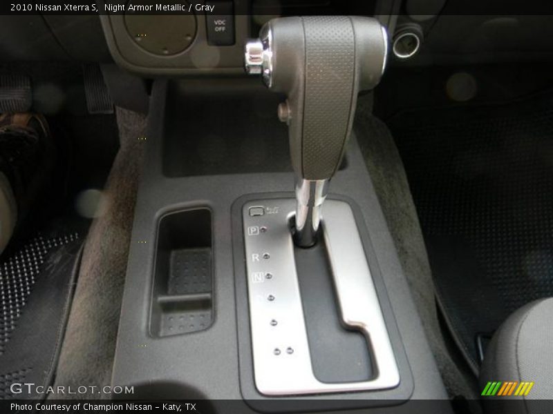 Night Armor Metallic / Gray 2010 Nissan Xterra S