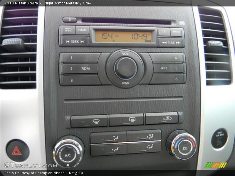 Night Armor Metallic / Gray 2010 Nissan Xterra S
