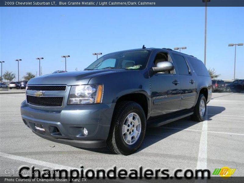 Blue Granite Metallic / Light Cashmere/Dark Cashmere 2009 Chevrolet Suburban LT