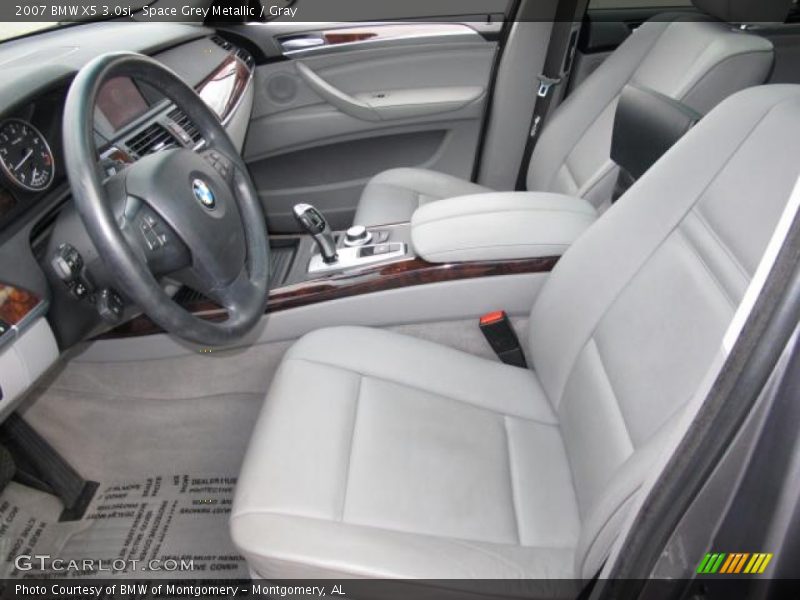 Space Grey Metallic / Gray 2007 BMW X5 3.0si