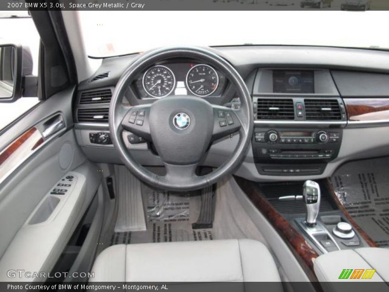 Space Grey Metallic / Gray 2007 BMW X5 3.0si