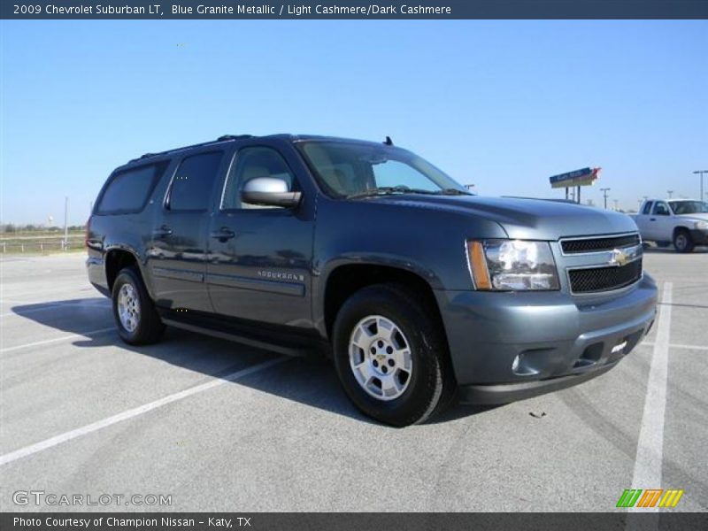 Blue Granite Metallic / Light Cashmere/Dark Cashmere 2009 Chevrolet Suburban LT