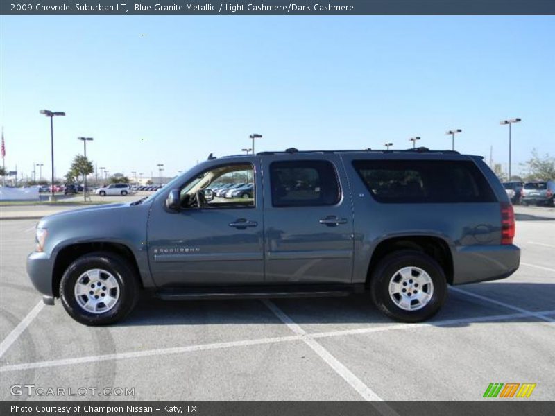Blue Granite Metallic / Light Cashmere/Dark Cashmere 2009 Chevrolet Suburban LT
