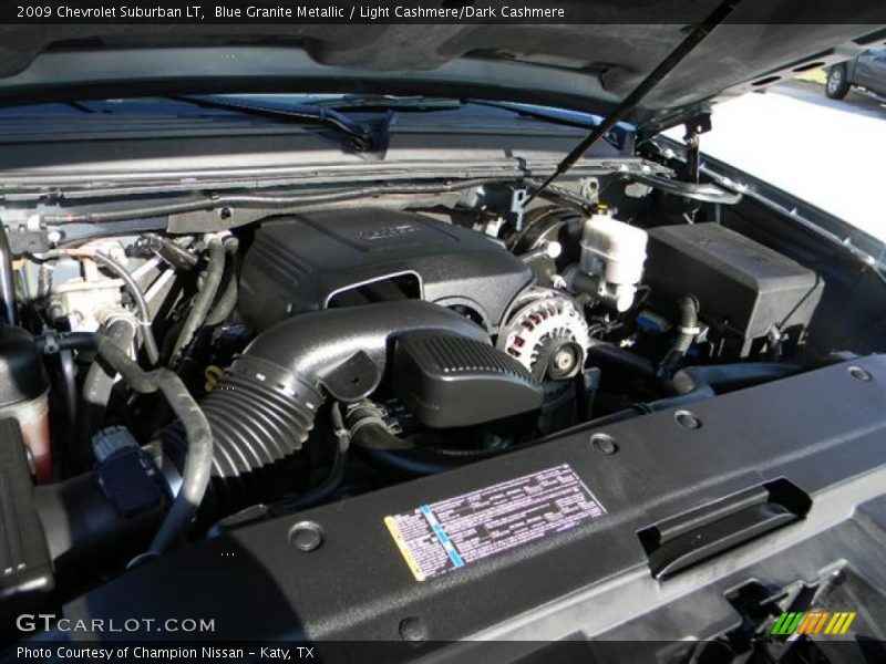 Blue Granite Metallic / Light Cashmere/Dark Cashmere 2009 Chevrolet Suburban LT