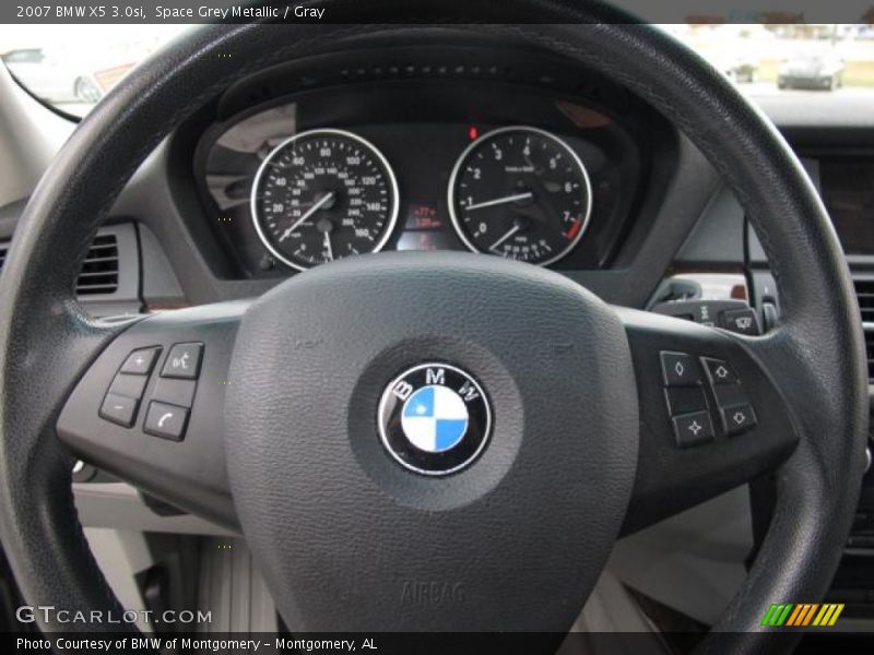Space Grey Metallic / Gray 2007 BMW X5 3.0si