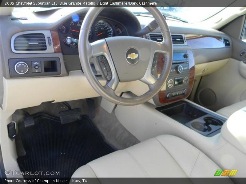 Blue Granite Metallic / Light Cashmere/Dark Cashmere 2009 Chevrolet Suburban LT