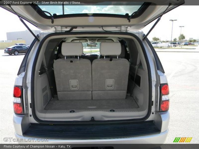 Silver Birch Metallic / Stone 2007 Ford Explorer XLT