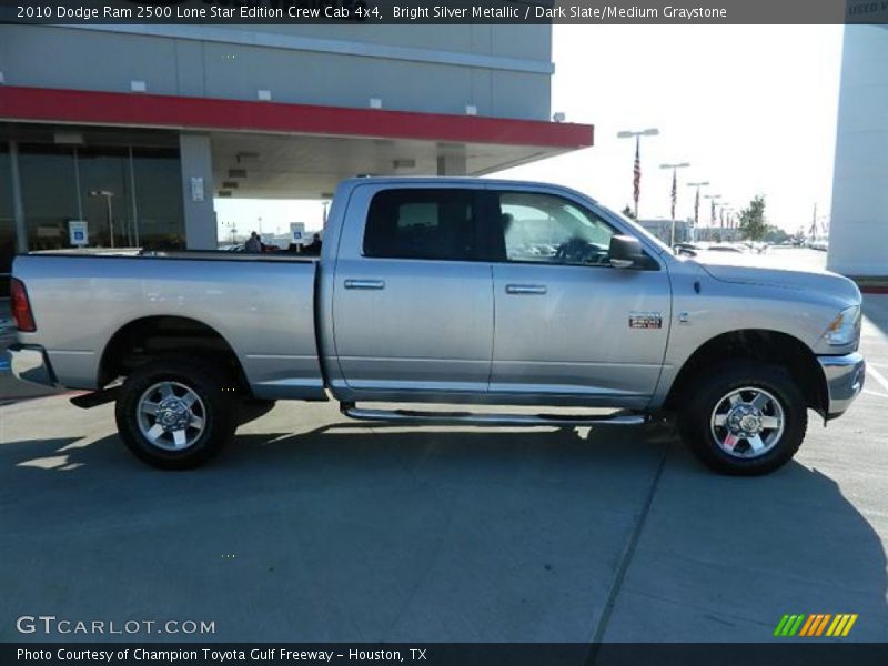 Bright Silver Metallic / Dark Slate/Medium Graystone 2010 Dodge Ram 2500 Lone Star Edition Crew Cab 4x4