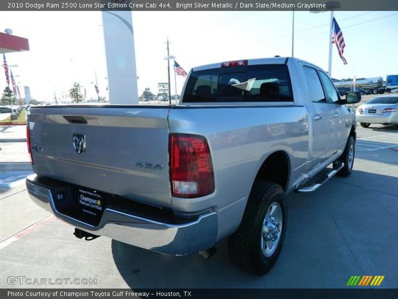 Bright Silver Metallic / Dark Slate/Medium Graystone 2010 Dodge Ram 2500 Lone Star Edition Crew Cab 4x4