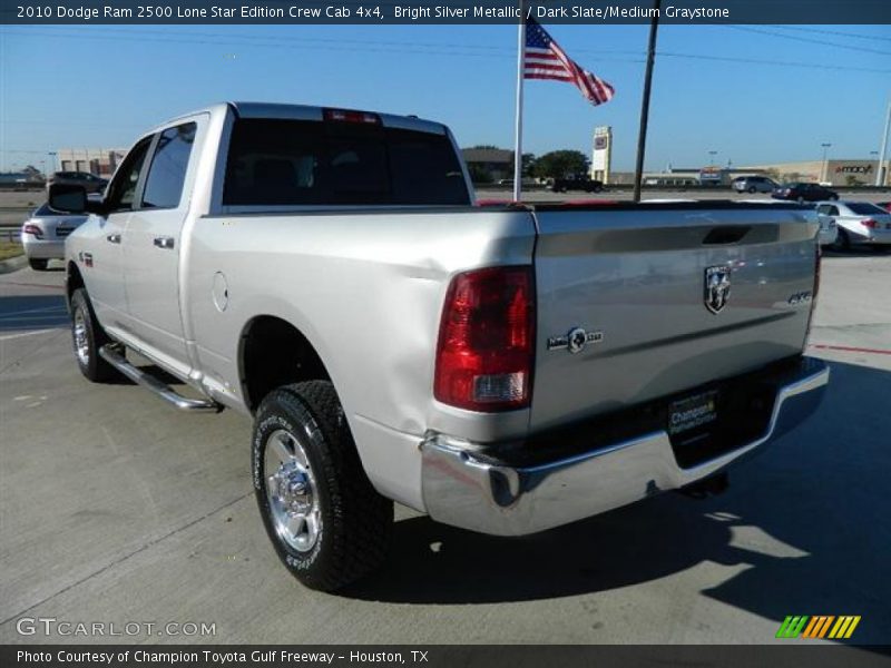 Bright Silver Metallic / Dark Slate/Medium Graystone 2010 Dodge Ram 2500 Lone Star Edition Crew Cab 4x4