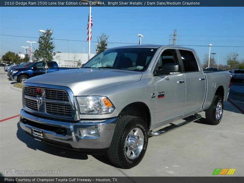 Bright Silver Metallic / Dark Slate/Medium Graystone 2010 Dodge Ram 2500 Lone Star Edition Crew Cab 4x4