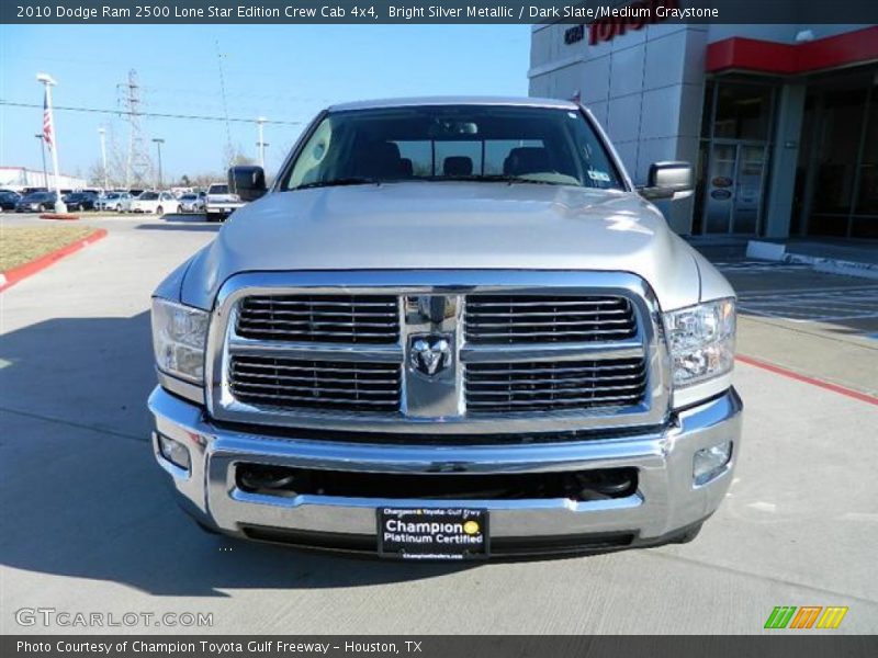Bright Silver Metallic / Dark Slate/Medium Graystone 2010 Dodge Ram 2500 Lone Star Edition Crew Cab 4x4