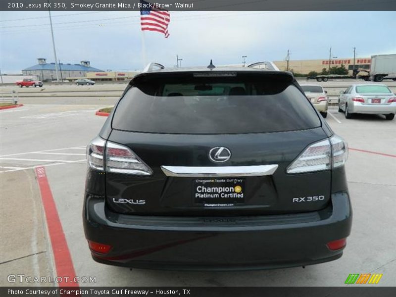 Smokey Granite Mica / Black/Brown Walnut 2010 Lexus RX 350