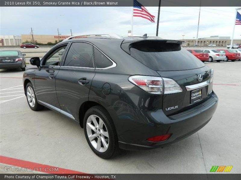 Smokey Granite Mica / Black/Brown Walnut 2010 Lexus RX 350