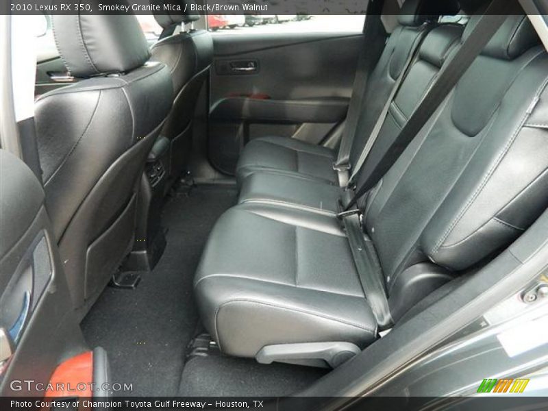  2010 RX 350 Black/Brown Walnut Interior