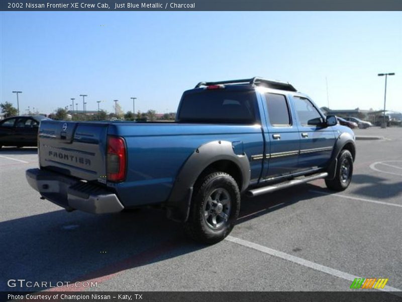 Just Blue Metallic / Charcoal 2002 Nissan Frontier XE Crew Cab