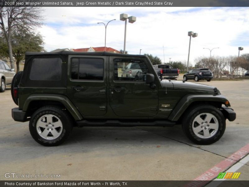Jeep Green Metallic / Dark Slate Gray/Med Slate Gray 2008 Jeep Wrangler Unlimited Sahara