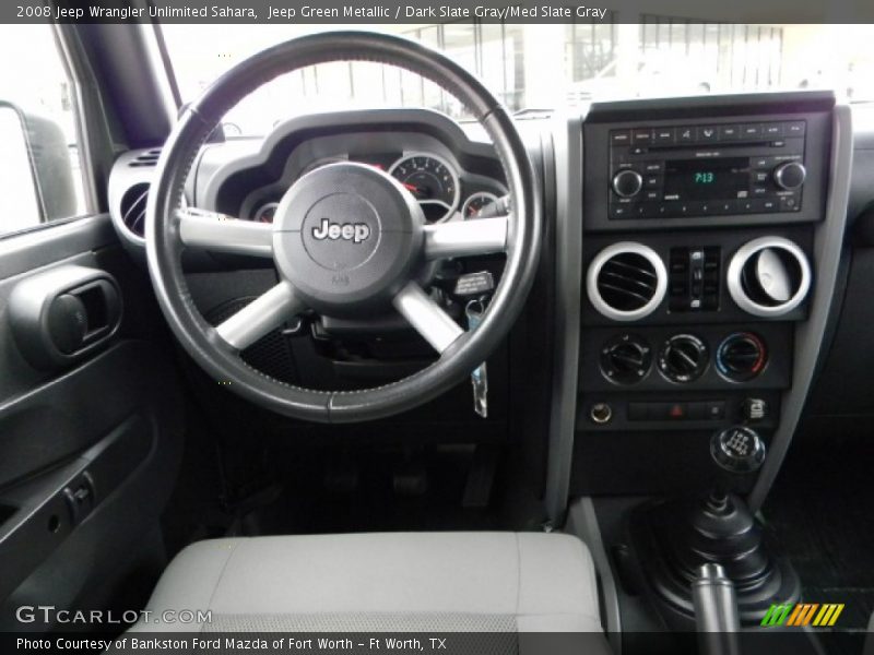 Jeep Green Metallic / Dark Slate Gray/Med Slate Gray 2008 Jeep Wrangler Unlimited Sahara