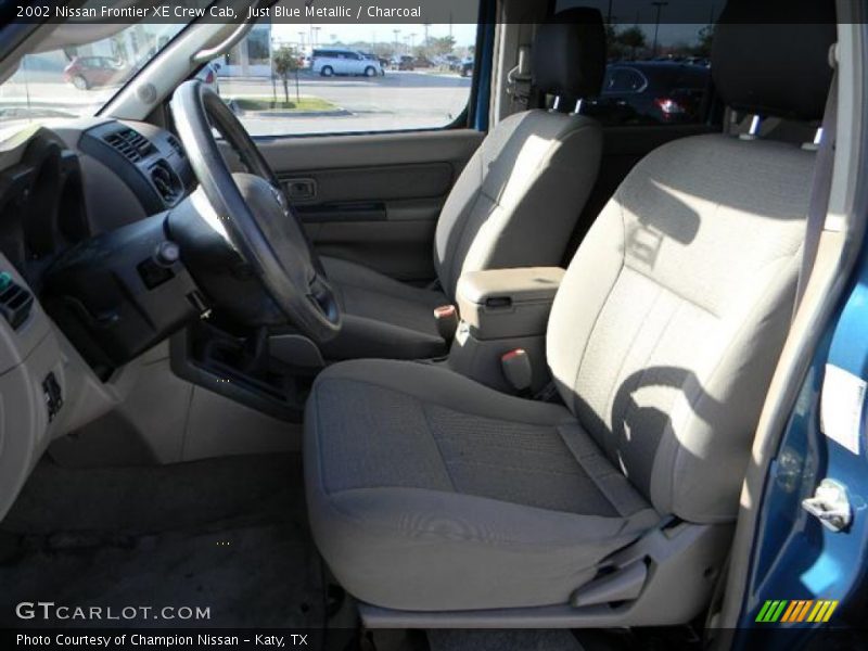 Just Blue Metallic / Charcoal 2002 Nissan Frontier XE Crew Cab