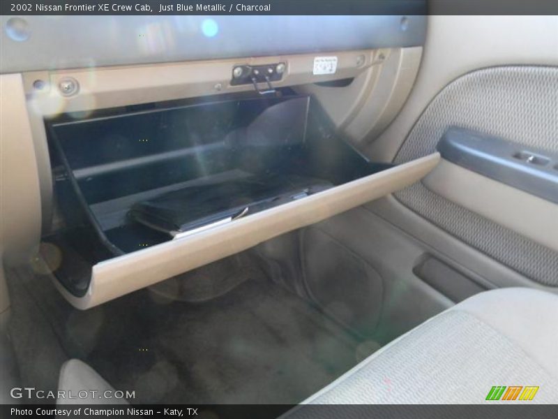 Just Blue Metallic / Charcoal 2002 Nissan Frontier XE Crew Cab