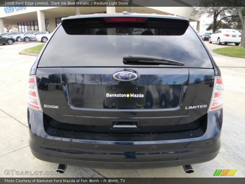 Dark Ink Blue Metallic / Medium Light Stone 2008 Ford Edge Limited