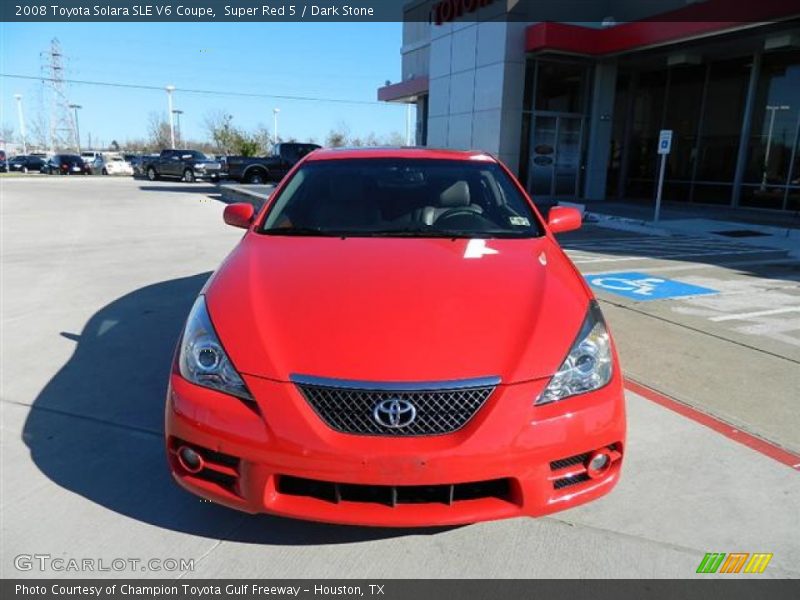 Super Red 5 / Dark Stone 2008 Toyota Solara SLE V6 Coupe