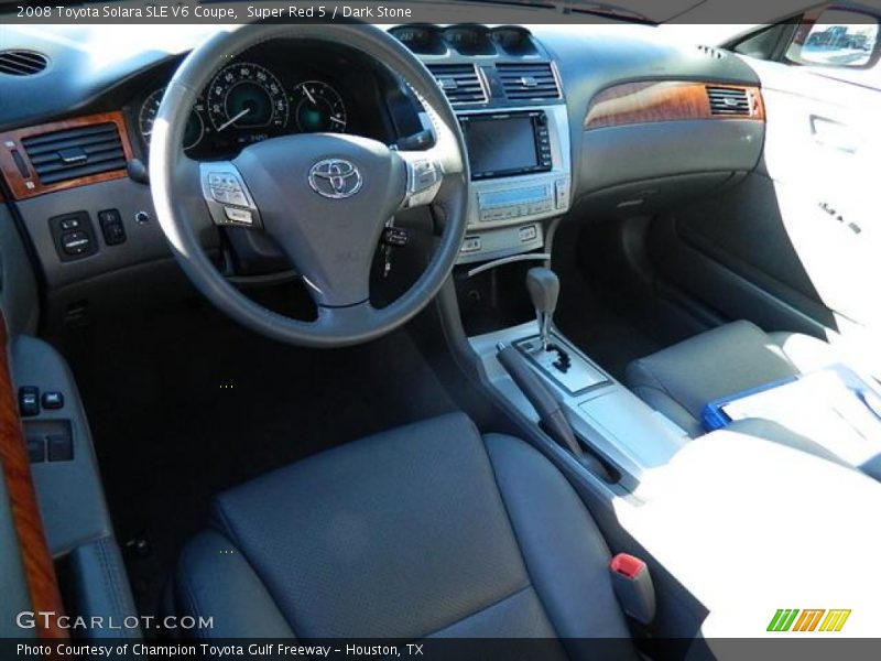 Super Red 5 / Dark Stone 2008 Toyota Solara SLE V6 Coupe