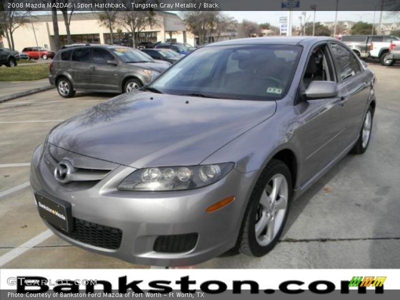 Tungsten Gray Metallic / Black 2008 Mazda MAZDA6 i Sport Hatchback