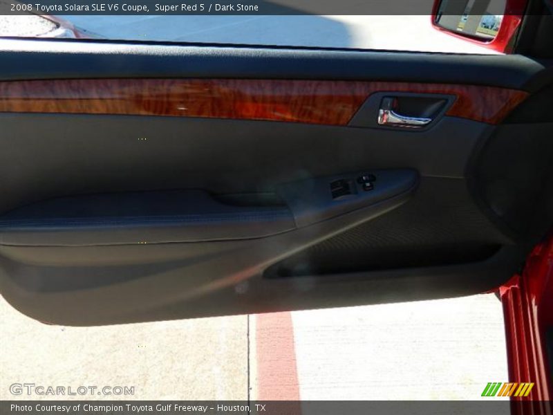 Super Red 5 / Dark Stone 2008 Toyota Solara SLE V6 Coupe