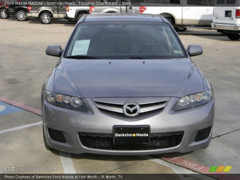 Tungsten Gray Metallic / Black 2008 Mazda MAZDA6 i Sport Hatchback
