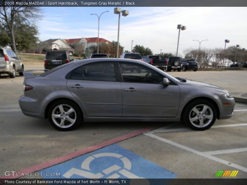 Tungsten Gray Metallic / Black 2008 Mazda MAZDA6 i Sport Hatchback