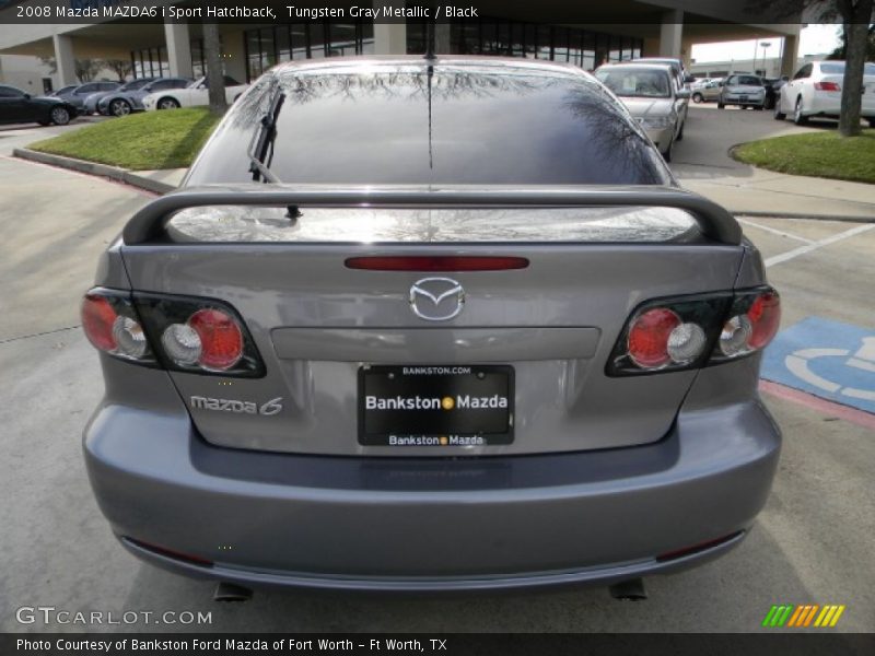 Tungsten Gray Metallic / Black 2008 Mazda MAZDA6 i Sport Hatchback