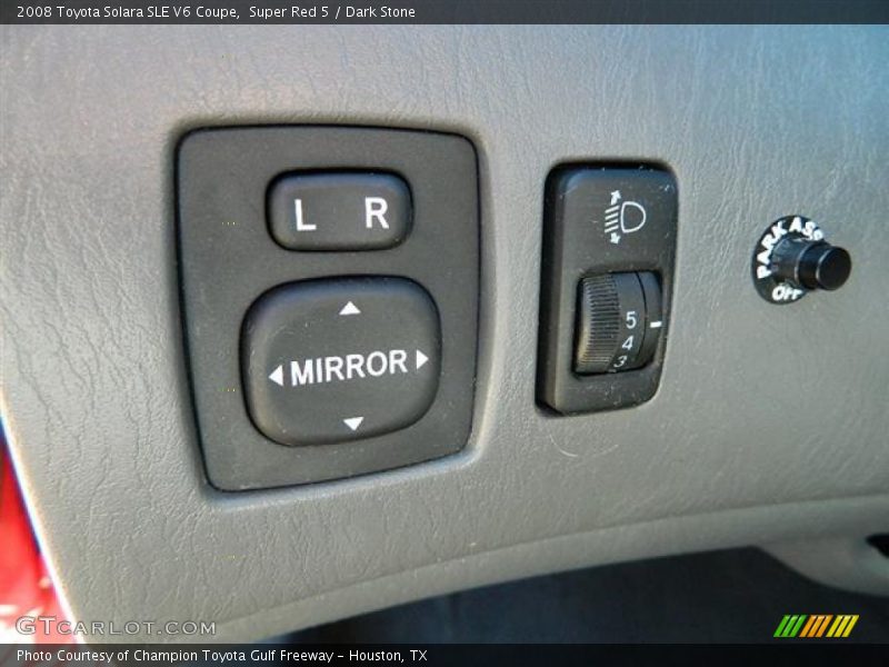 Super Red 5 / Dark Stone 2008 Toyota Solara SLE V6 Coupe