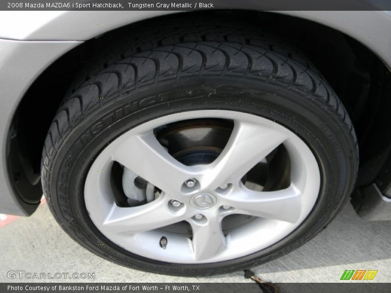 Tungsten Gray Metallic / Black 2008 Mazda MAZDA6 i Sport Hatchback