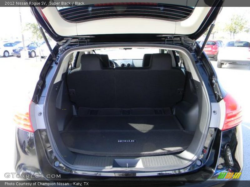 Super Black / Black 2012 Nissan Rogue SV