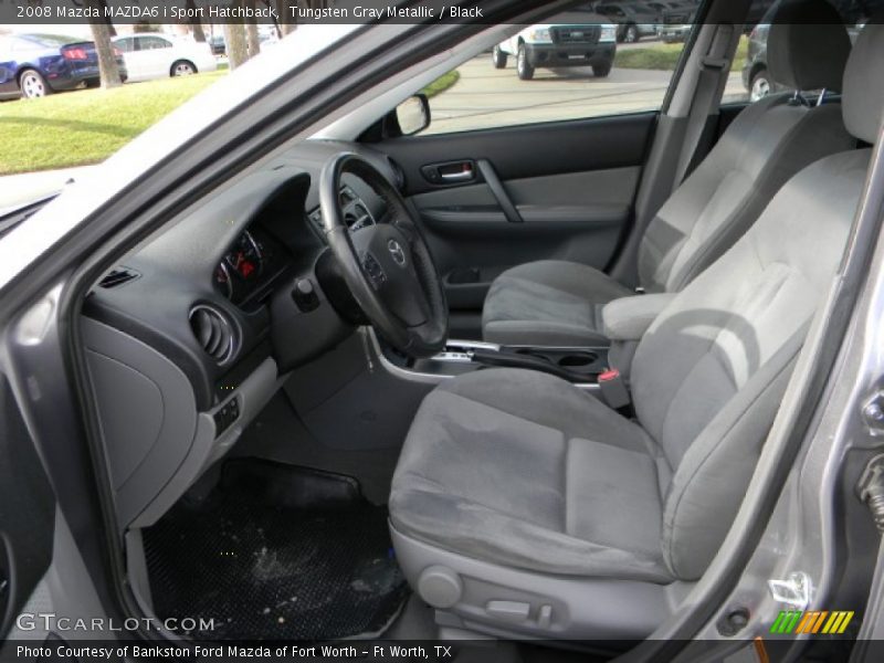 Tungsten Gray Metallic / Black 2008 Mazda MAZDA6 i Sport Hatchback