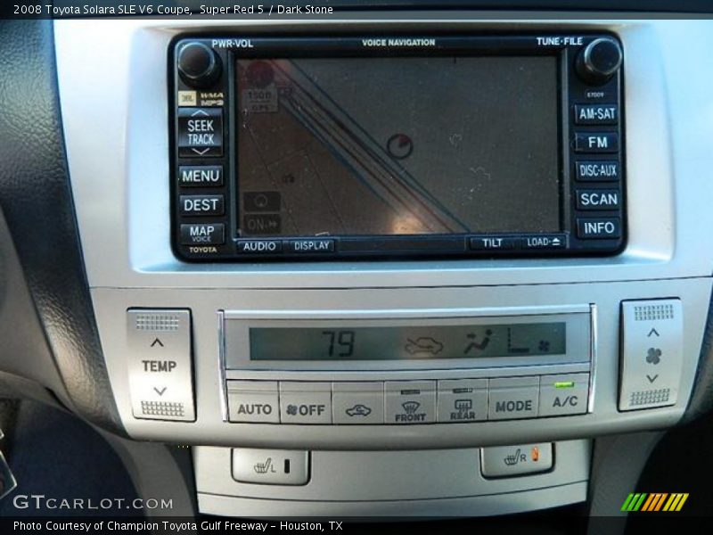 Controls of 2008 Solara SLE V6 Coupe