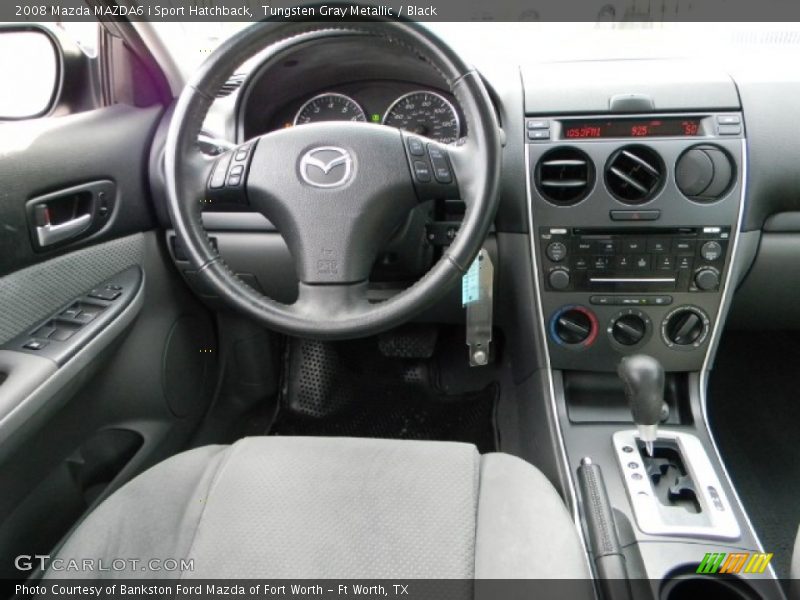 Tungsten Gray Metallic / Black 2008 Mazda MAZDA6 i Sport Hatchback